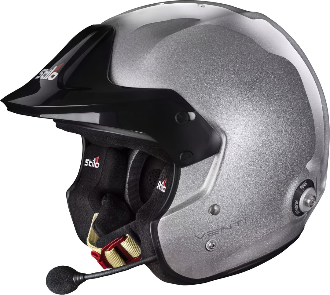 Sparco Casco Venti Trophy Rally (Con Clips Hans) Composite Snell2020 FIA 8859-15 FIA Gris/Interior Negro 54 - Sparco original VRM Motorsports imagen 3