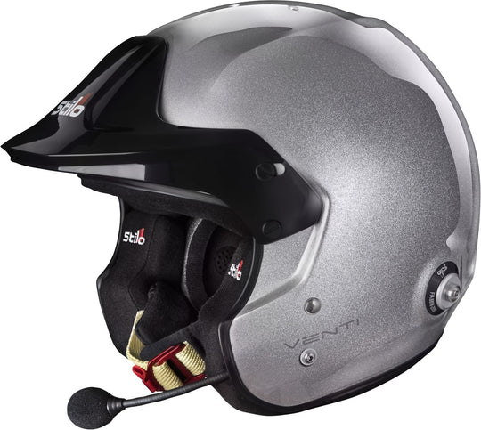 Sparco Casco Venti Trophy Rally (Con Clips Hans) Composite Snell2020 FIA 8859-15 FIA Gris/Interior Negro 55 - Sparco original VRM Motorsports imagen 3