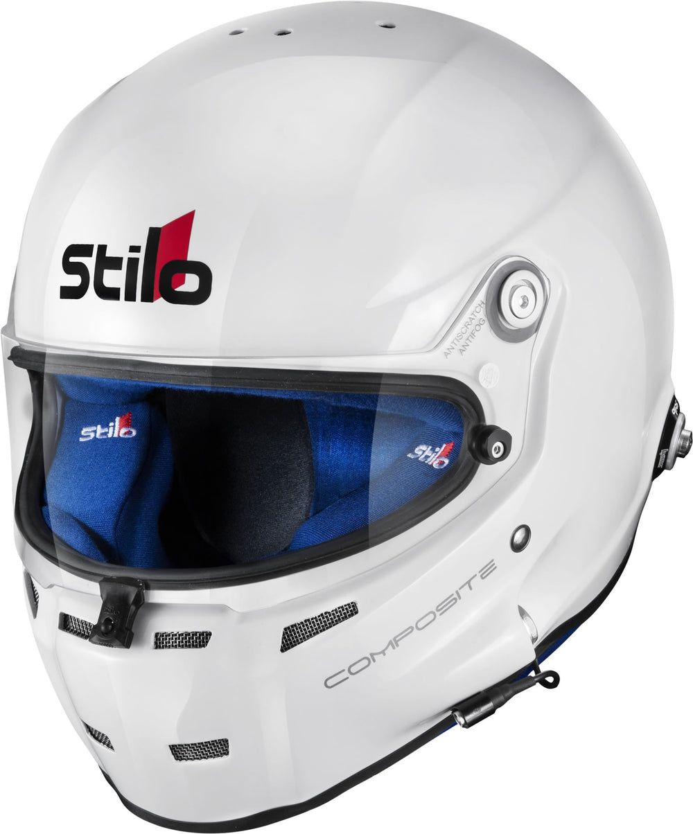 Sparco Casco St5 F Composite Turismo Snell Sa2020 Fia8859-15 Hans Fia8858-10 Blanco/Interior Azul -60 - Sparco original VRM Motorsports imagen 2