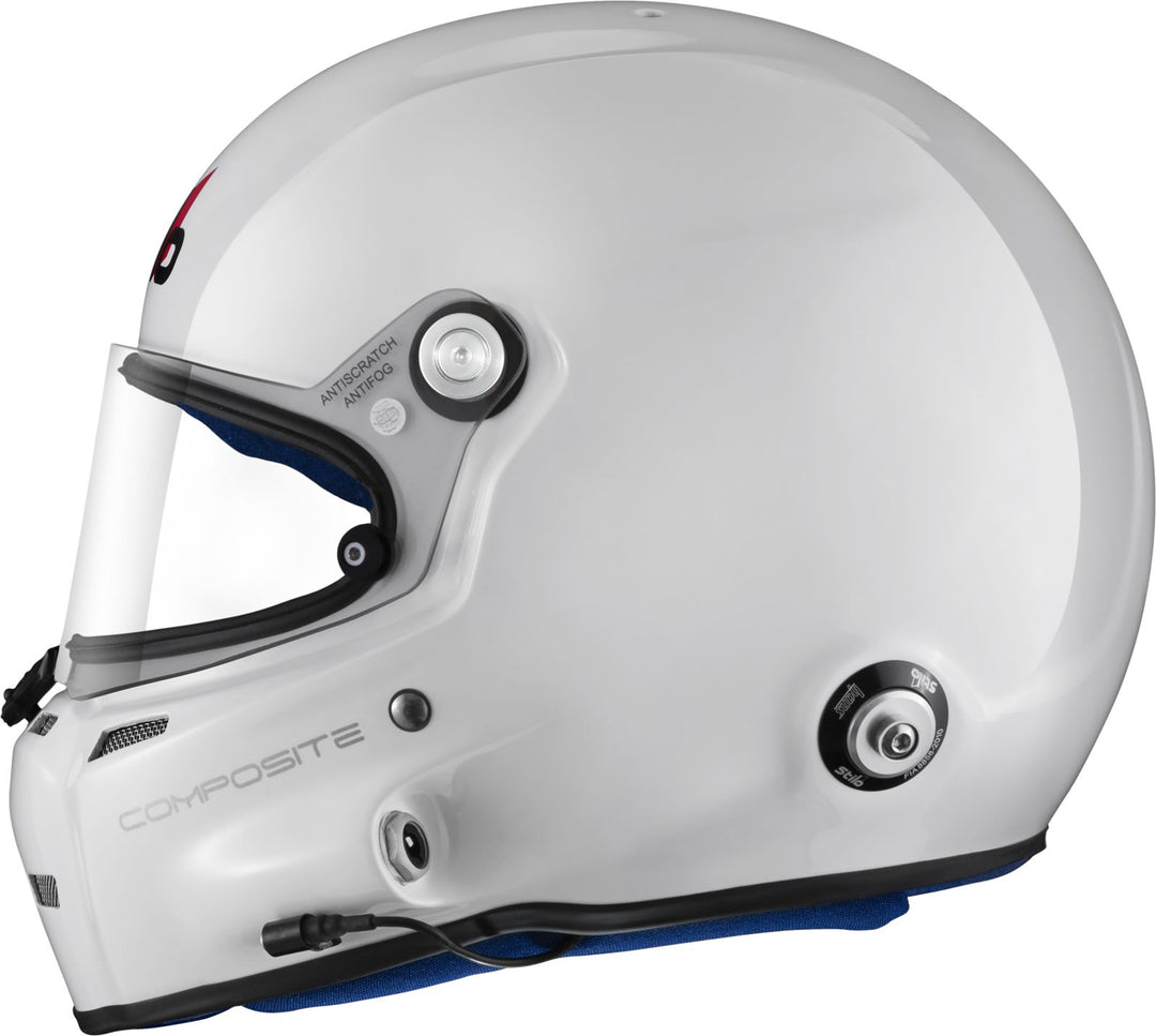 Sparco Casco St5 F Composite Turismo Snell Sa2020 Fia8859-15 Hans Fia8858-10 Blanco/Interior Azul -64 - Sparco original VRM Motorsports imagen 5