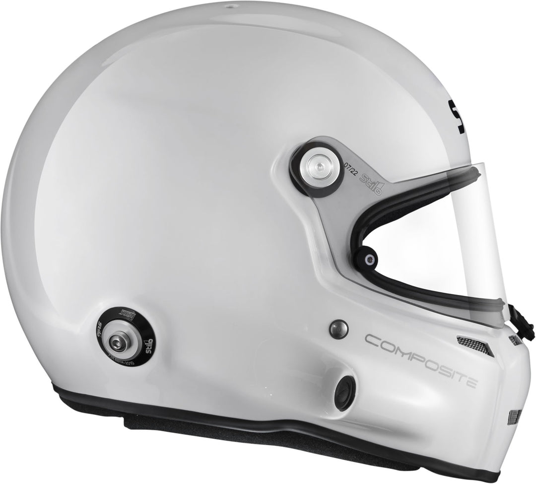 Sparco Casco St5 F Composite Turismo Snell Sa2020 Fia8859-15 Hans Fia8858-10 Blanco/Interior Negro -60 - Sparco original VRM Motorsports imagen 4