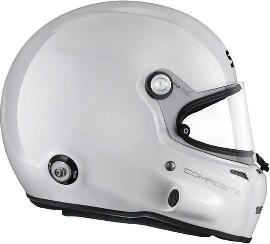 Sparco Casco St5 F Composite Turismo Snell Sa2020 Fia8859-15 Hans Fia8858-10 Blanco/Interior Negro -61 - Sparco original VRM Motorsports imagen 4