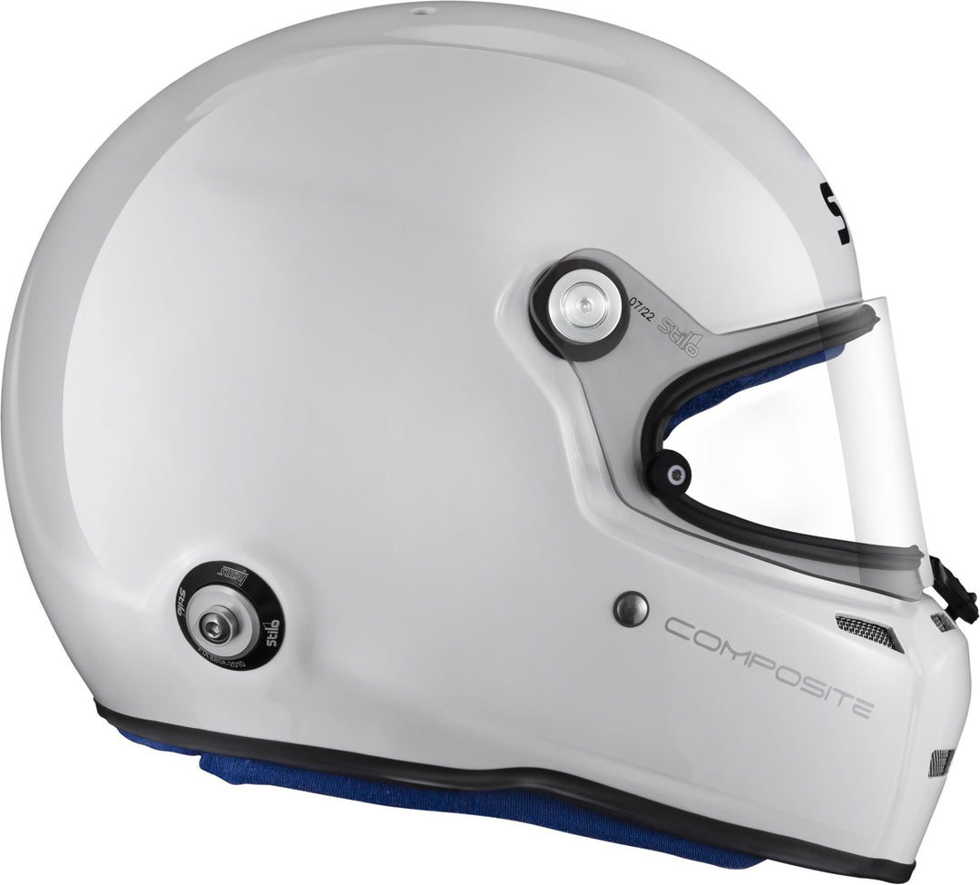 Sparco Casco St5 Fn Composite Snell Sa2020 Fia8859-15 Hans Fia8858-10 Blanco/Interior Azul- 54 - Sparco original VRM Motorsports imagen 4
