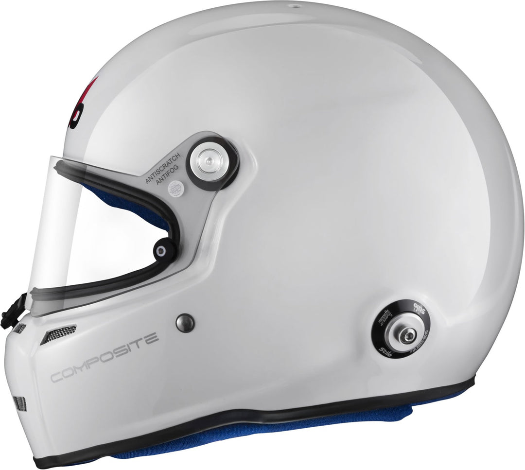 Sparco Casco St5 Fn Composite Snell Sa2020 Fia8859-15 Hans Fia8858-10 Blanco/Interior Azul- 59 - Sparco original VRM Motorsports imagen 5