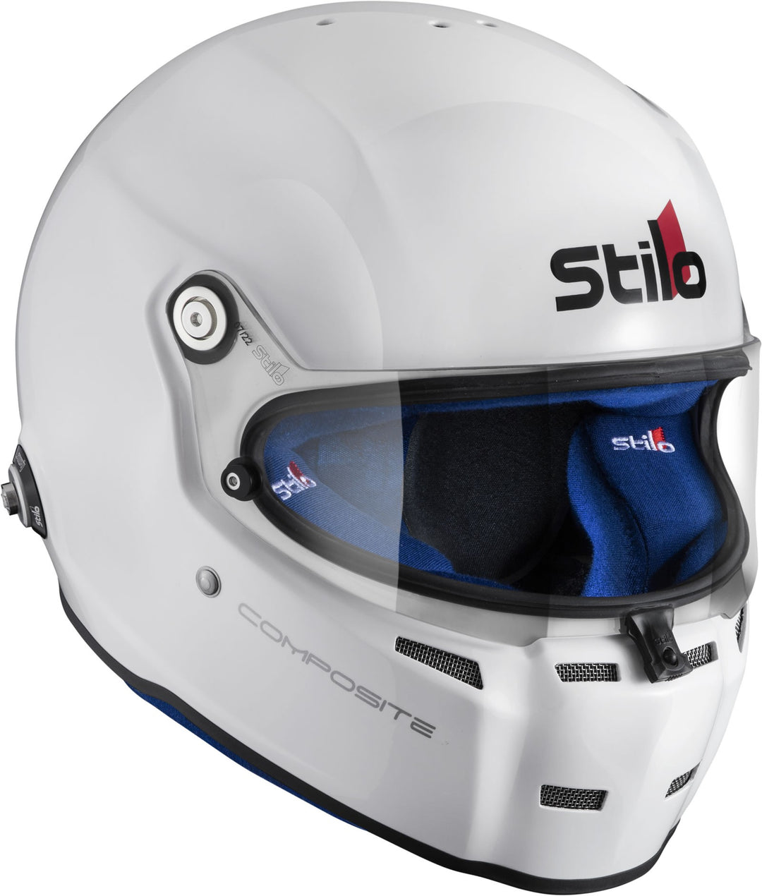 Sparco Casco St5 Fn Composite Snell Sa2020 Fia8859-15 Hans Fia8858-10 Blanco/Interior Azul- 60 - Sparco original VRM Motorsports imagen 1