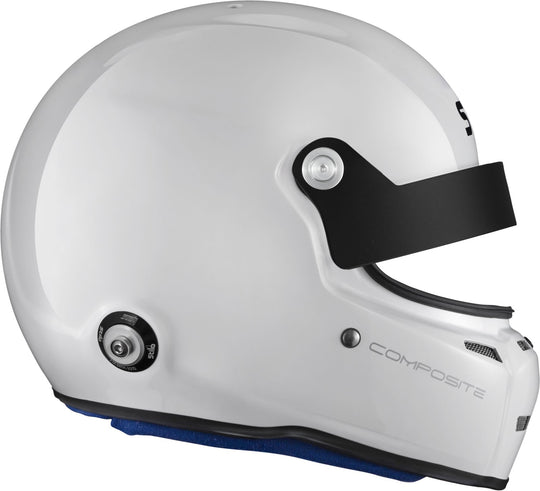 Sparco Casco St5 Gtn Turismo Composite Snell Sa2020 FIA 8859-15 Hans Fia8858-10 Blanco/Interior Azul-63 - Sparco original VRM Motorsports imagen 4