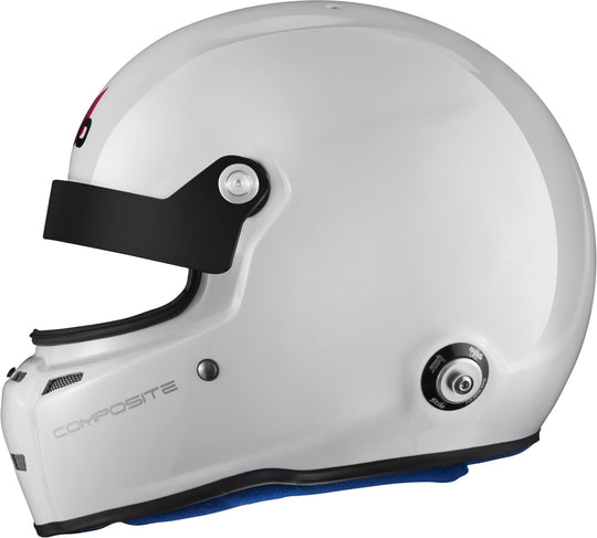 Sparco Casco St5 Gtn Turismo Composite Snell Sa2020 FIA 8859-15 Hans Fia8858-10 Blanco/Interior Azul-63 - Sparco original VRM Motorsports imagen 5