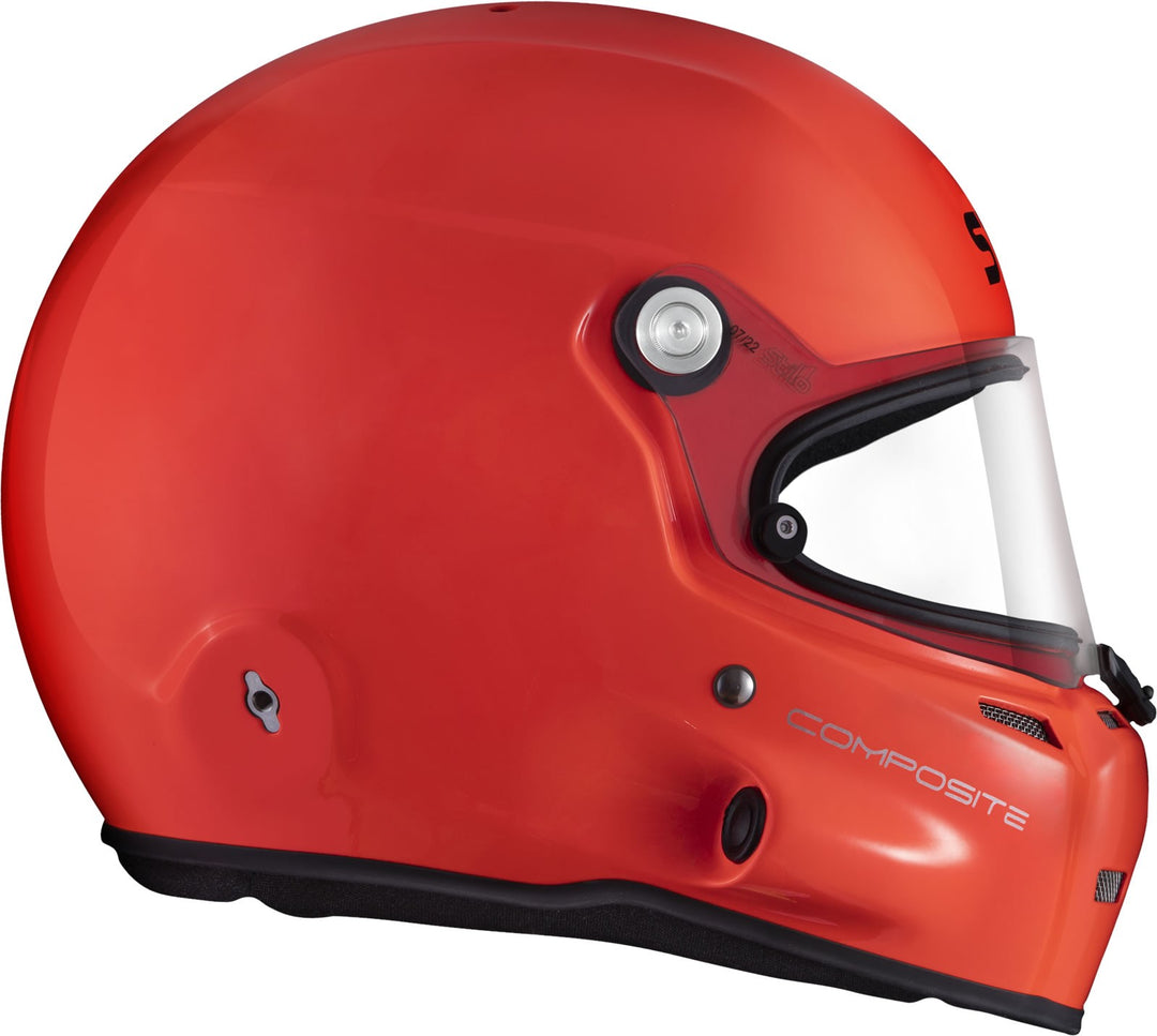 Sparco Casco St5 F Offshore Snell Sa2020 Fia8859-15 (Sin Clip Hans) Naranja Fluor/Interior Negro 55 - Sparco original VRM Motorsports imagen 4