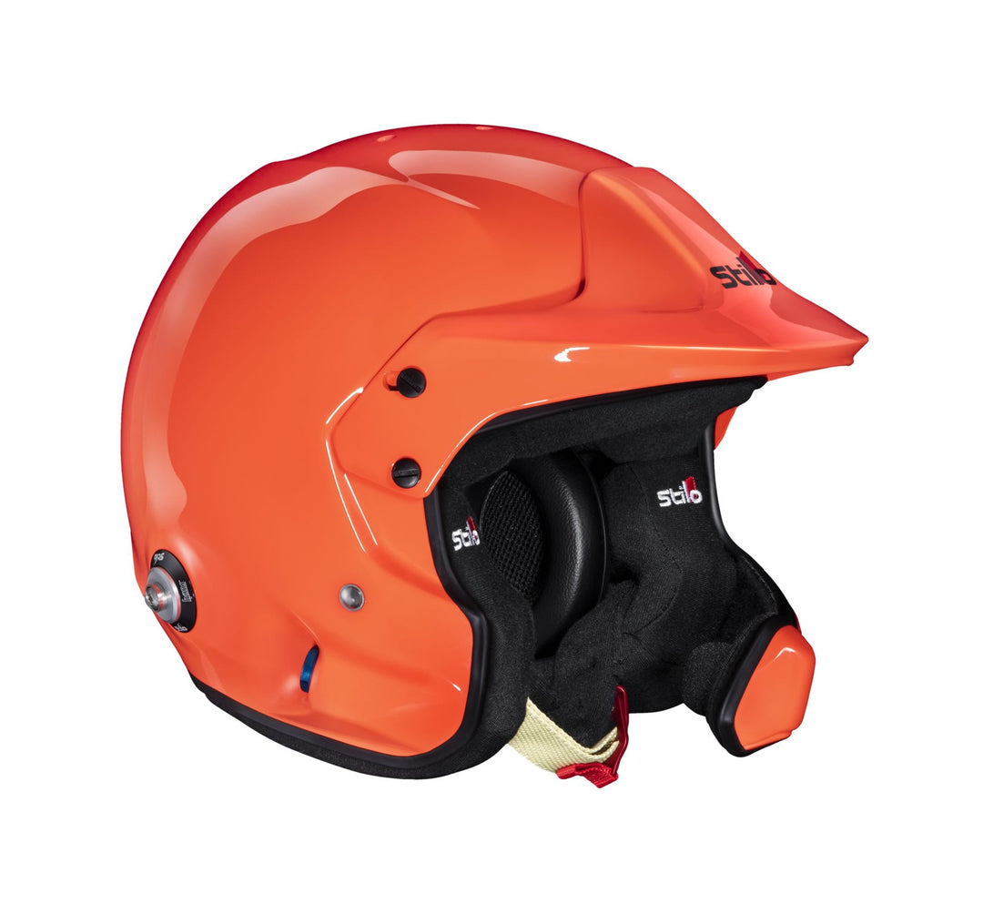 Sparco Casco Wrc Trophy Offshore Snell Sa2020 Fia8859-15 (Sin Clip Hans) Naranja Fluor/Interior Negro 61 - Sparco original VRM Motorsports imagen 1