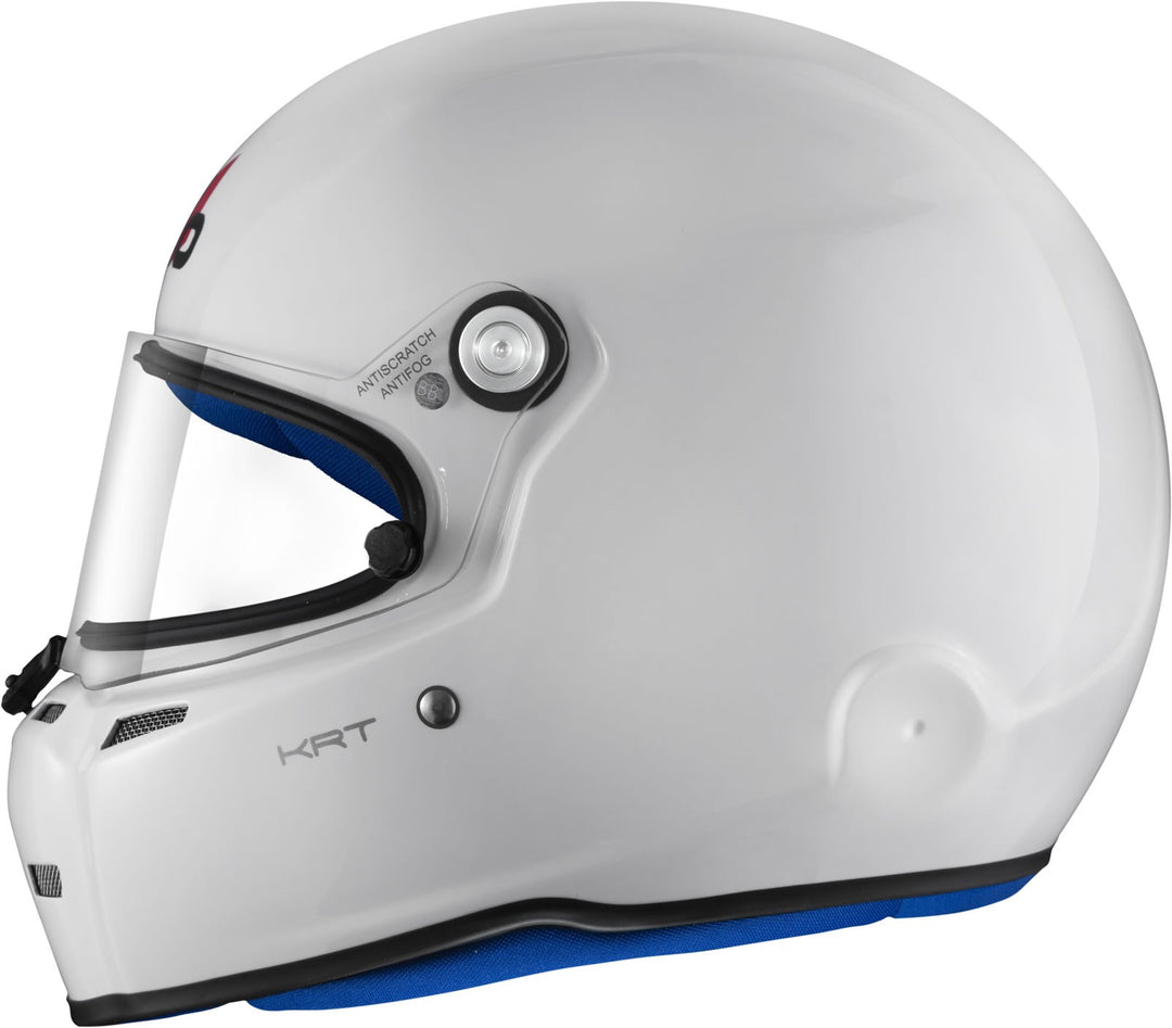 Sparco Casco Karting St5Fn Homologacion K2020 Blanco/Interior Azul Talla 55 - Sparco original VRM Motorsports imagen 5