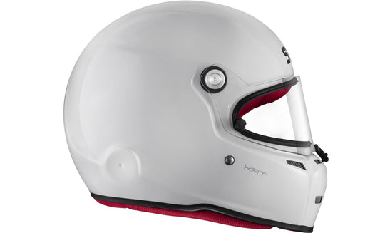Sparco Casco Karting St5Fn Homologacion K2020 Blanco/Interior Rojo Talla 63 - Sparco original VRM Motorsports imagen 4