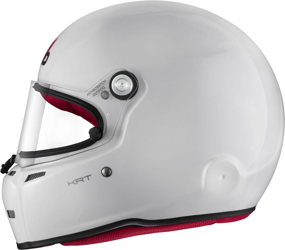 Sparco Casco Karting St5Fn Homologacion K2020 Blanco/Interior Rojo Talla 64 - Sparco original VRM Motorsports imagen 5