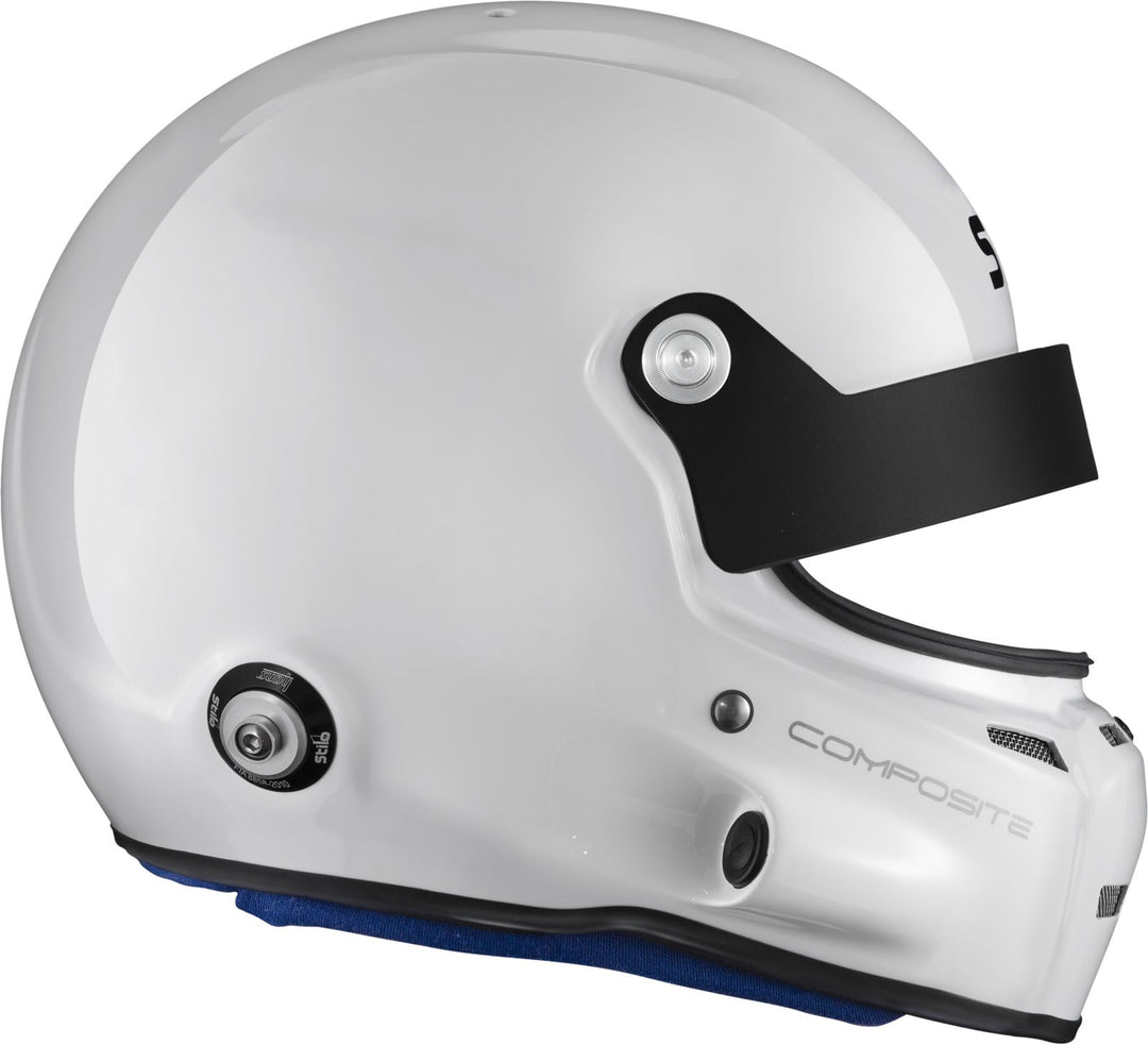 Sparco Casco St5 GT Turismo Composite Snell Sa2020 FIA 8859-15 Hans Fia8858-10 Blanco/Interior Azul-54 - Sparco original VRM Motorsports imagen 4