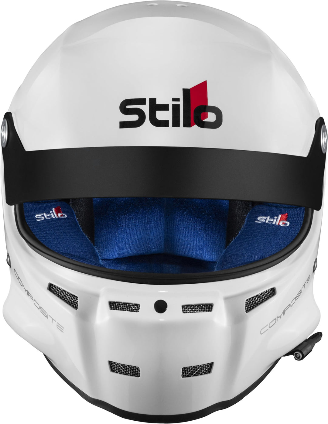 Sparco Casco St5 GT Turismo Composite Snell Sa2020 FIA 8859-15 Hans Fia8858-10 Blanco/Interior Azul-64 - Sparco original VRM Motorsports imagen 3