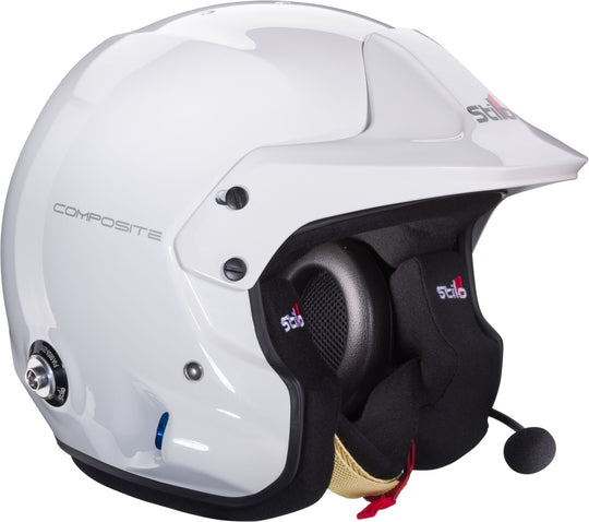 Sparco Casco Venti Trophy Rally Plus (Con Clips Hans) Composite Snell2020 FIA 8859-15 FIA Blanco/Interior Negro 55 - Sparco original VRM Motorsports imagen 3