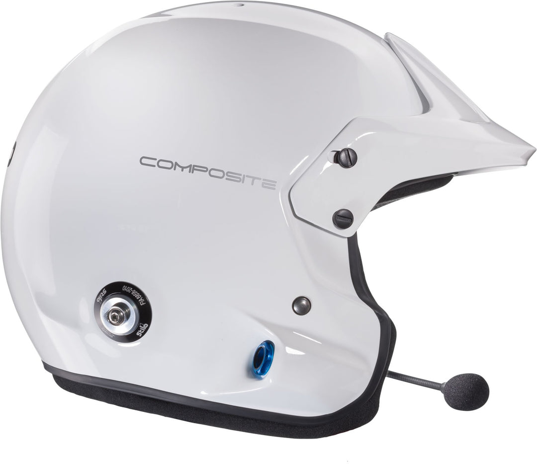 Sparco Casco Venti Trophy Rally Plus (Con Clips Hans) Composite Snell2020 FIA 8859-15 FIA Blanco/Interior Negro 55 - Sparco original VRM Motorsports imagen 4