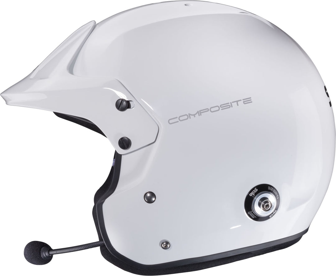 Sparco Casco Venti Trophy Rally Plus (Con Clips Hans) Composite Snell2020 FIA 8859-15 FIA Blanco/Interior Negro 63 - Sparco original VRM Motorsports imagen 5