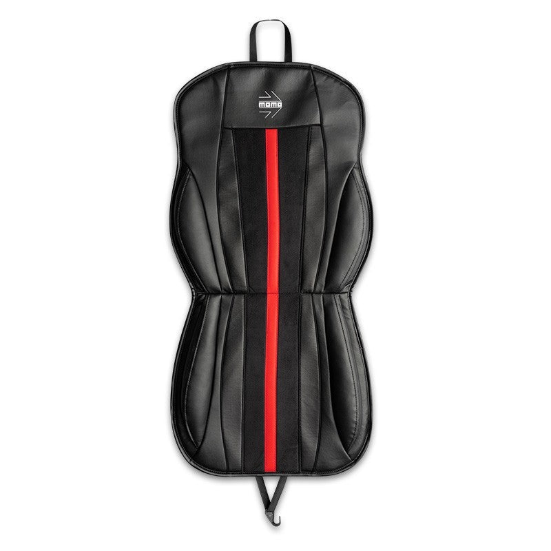 RESPALDO MOMO STRIPE NEGRO/ROJO MOMO | VRM Motorsports