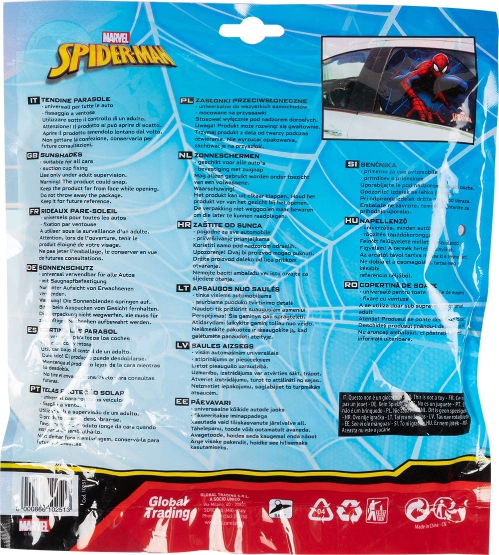 Parasoles para coche Spider-Man Oficial | Marvel Licensing VRM