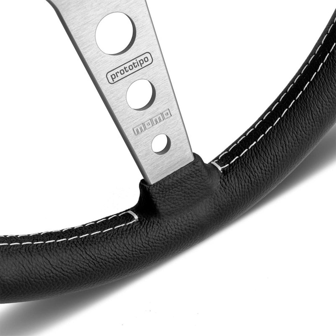 VOLANTE MOMO PROTOTIPO 320 MM RADIO GRIS MOMO | VRM Motorsports