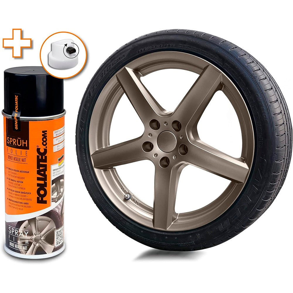 Foliatec Goma Líquida Bronze Metálico Mate 1 x 400 ml - Foliatec original VRM Motorsports