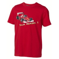 CAMISETA FER KIDS NO.1 TEE, NEW TALLA 8A 8 AÑOS COLOR 01 ROJO