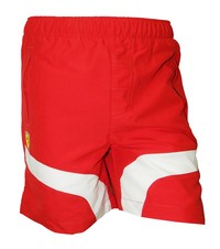 PANTALÓN FERRARI BOARD SHORTS NIÑO TALLA 10A 10 AÑOS COLOR 01 ROJO