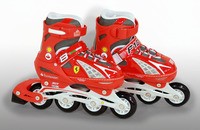 12 Ferrari Spielzeug-Inlineskates, Größe Farbe 01 Rot