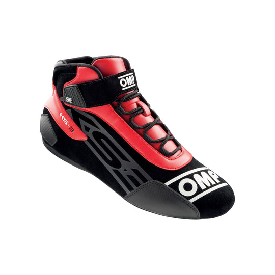 ZAPATILLAS OMP KART KS-3 NEGRO/ROJO TALLA 36 - OMP original VRM Motorsports imagen 1