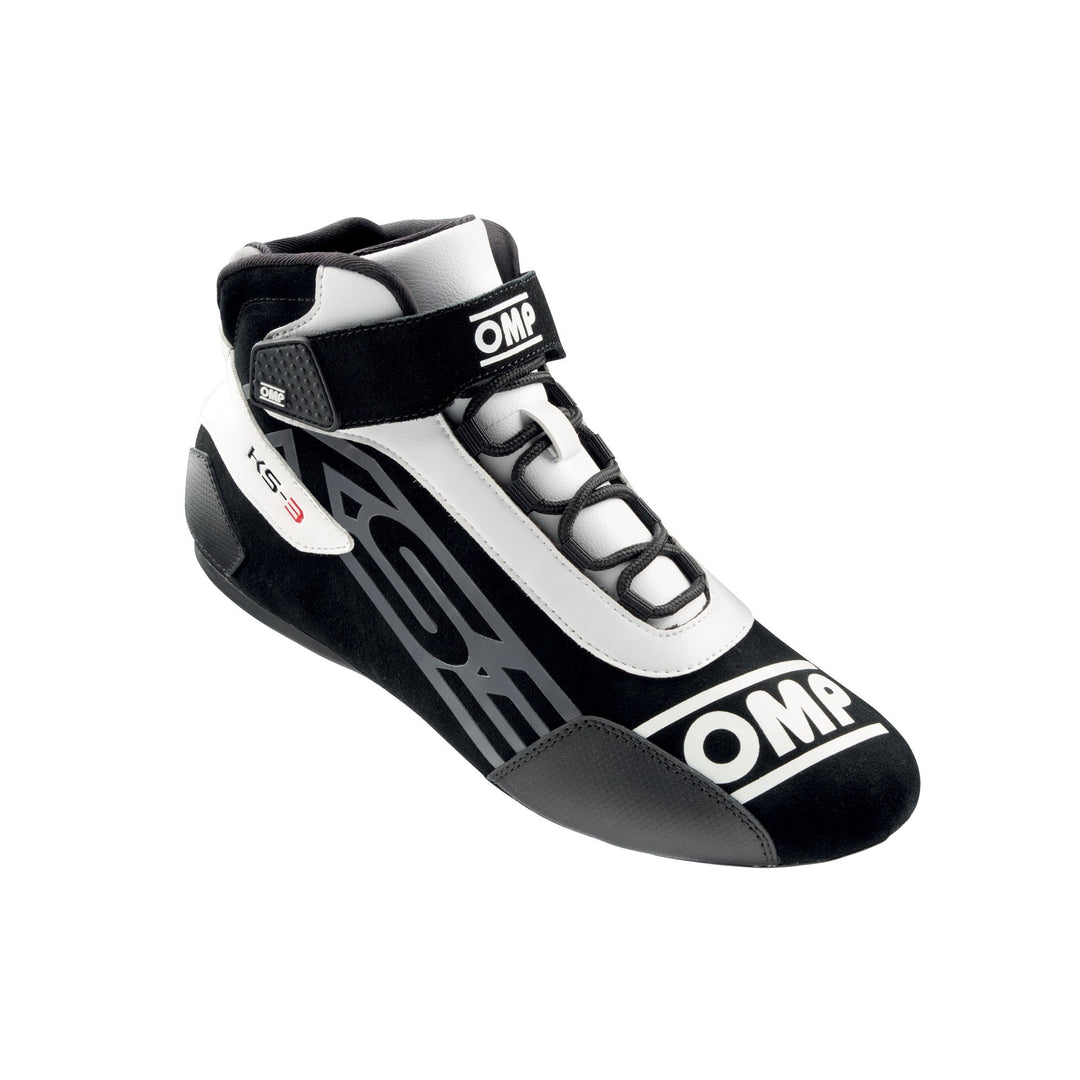 ZAPATILLAS OMP KART KS-3 NEGRO/BLANCO TALLA 44 - OMP original VRM Motorsports imagen 1