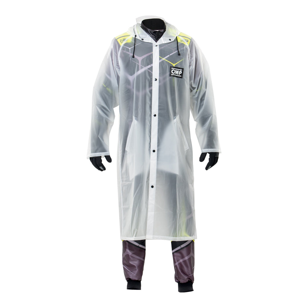 CHUBASQUERO IMPERMEABLE OMP KS TRANSPARENTE TALLA M - OMP original VRM Motorsports imagen 1