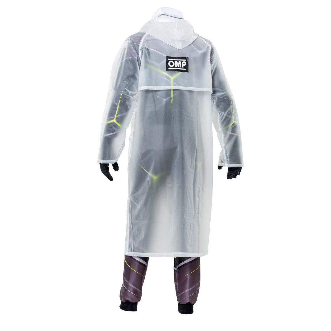 CHUBASQUERO IMPERMEABLE OMP KS TRANSPARENTE TALLA S - OMP original VRM Motorsports imagen 2