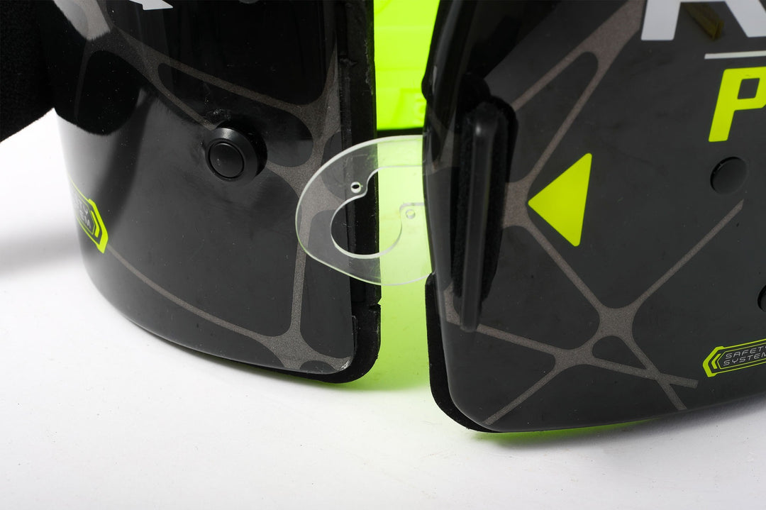 COSTILLAR OMP KS-1 PRO NEGRO / AMARILLO FLUO TALLA XL - OMP original VRM Motorsports imagen 4