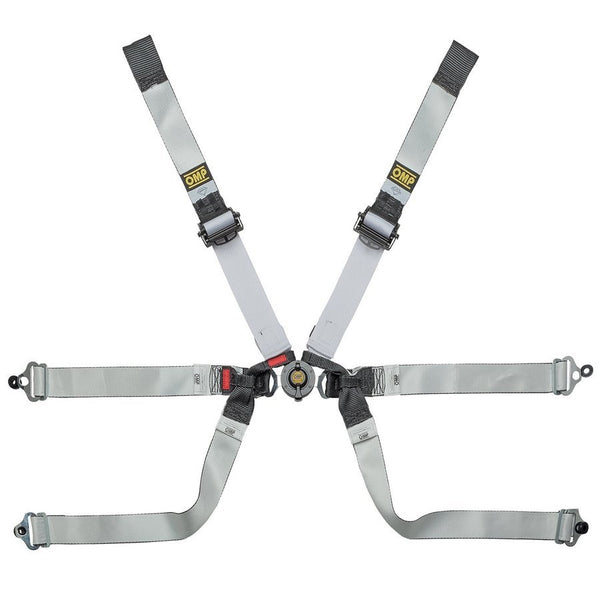 ARNES OMP 6 PUNTOS ONE-D 2" PARA FORMULA FIA 8853-2016 NEGRO/BLANCO