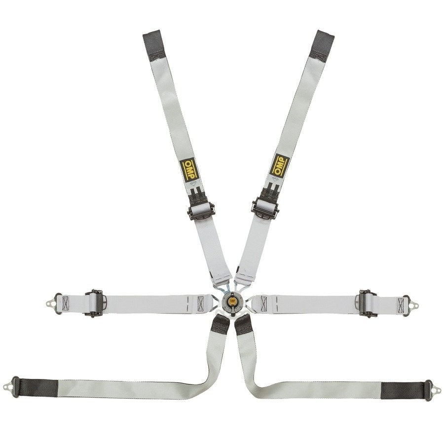 ARNES OMP 6 PUNTOS ONE-D 2" PARA PROTOTIPO FIA 8853-2016 NEGRO/BLANCO - OMP original VRM Motorsports imagen 1