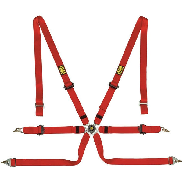 OMP 6-PUNKT-GURT ONE 2" PULL UP ROT