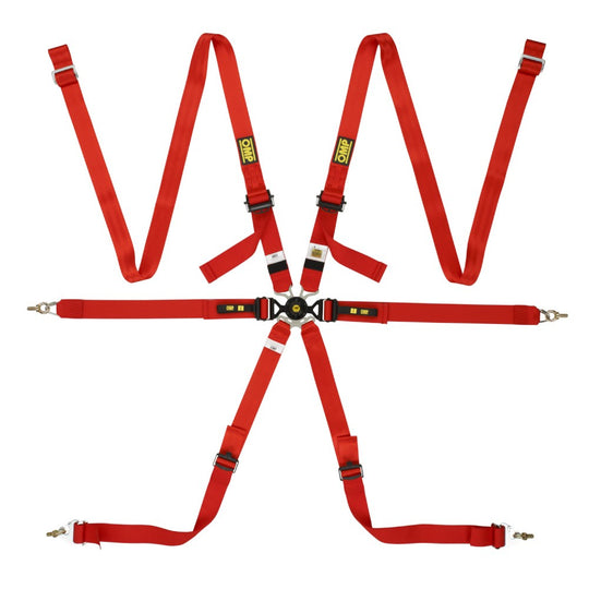 ARNES OMP 6 PUNTOS ONE 2" VERSA ENDURANCE ROJO OMP RACING | VRM Motorsports