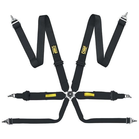 ARNES OMP 6 PUNTOS TECNICA 3" FIA 8853-2016 PULL UP NEGRO OMP RACING | VRM Motorsports