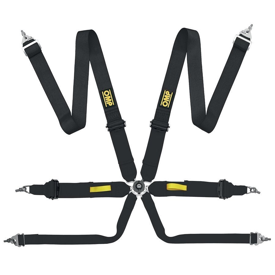 ARNES OMP 6 PUNTOS TECNICA 3" FIA 8853-2016 PULL UP NEGRO - OMP original VRM Motorsports imagen 1
