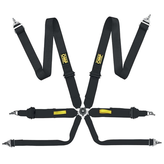ARNES OMP 6 PUNTOS TECNICA 3" FIA 8853-2016 PULL UP NEGRO - OMP original VRM Motorsports imagen 1