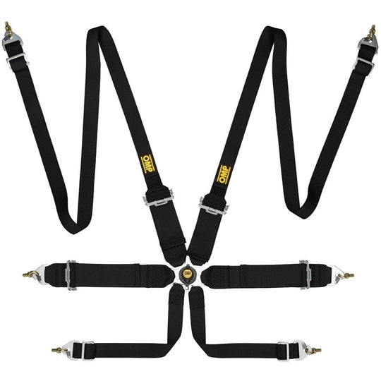 ARNES OMP 6 PUNTOS FIRST 3+2" PULL UP FIA 8853-2016 NEGRO - OMP original VRM Motorsports imagen 1