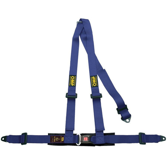 ARNES OMP ROAD 3 PUNTOS 2" SUJECCION TORNILLO AZUL OMP RACING | VRM Motorsports