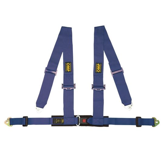 ARNES OMP RACING OFFROAD 4 PUNTOS 3+2 SUJECCION MOSQUETON AZUL OMP RACING | VRM Motorsports