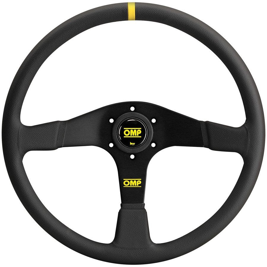 VOLANTE OMP VELOCITA 380 PIEL 380MM NEGRO - OMP original VRM Motorsports imagen 1