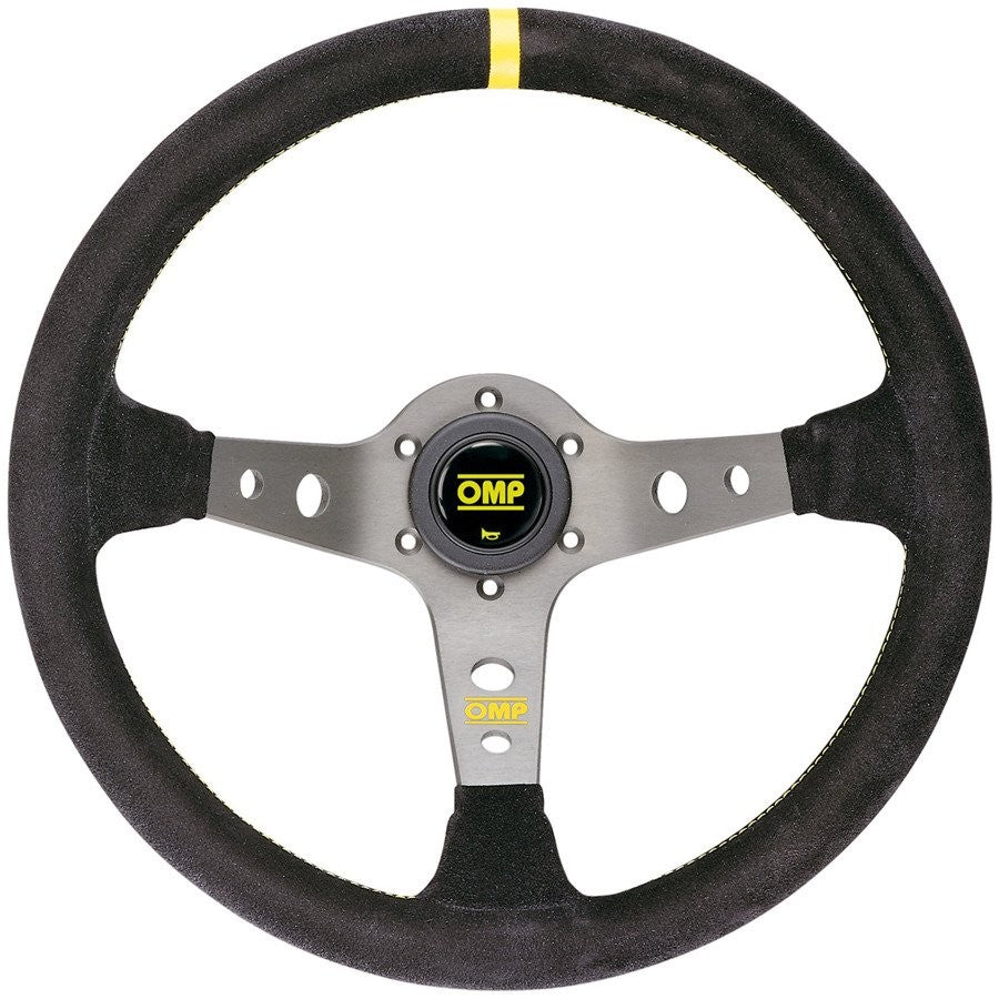 VOLANTE OMP CORSICA ANTE 350MM NEGRO BRAZOS TITANIO - OMP original VRM Motorsports imagen 1