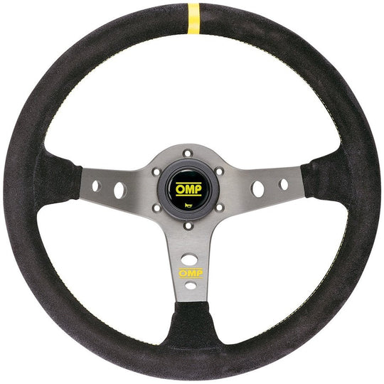VOLANTE OMP CORSICA ANTE 350MM NEGRO BRAZOS TITANIO - OMP original VRM Motorsports imagen 1