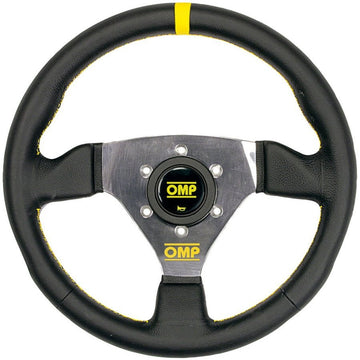 VOLANTE OMP TRECENTO PIEL 300MM NEGRO OMP RACING | VRM Motorsports