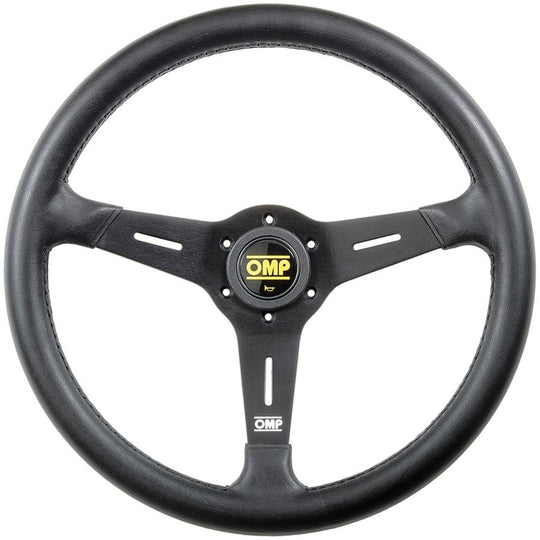 VOLANTE OMP SAND PIEL 380MM NEGRO - OMP original VRM Motorsports imagen 1