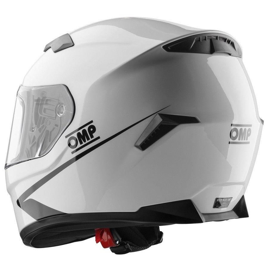 CASCO OMP CIRCUIT EVO2 BLANCO TALLA M - OMP original VRM Motorsports imagen 2