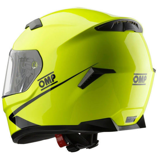 CASCO OMP CIRCUIT EVO2 AMARILLO FLUO TALLA S - OMP original VRM Motorsports imagen 2